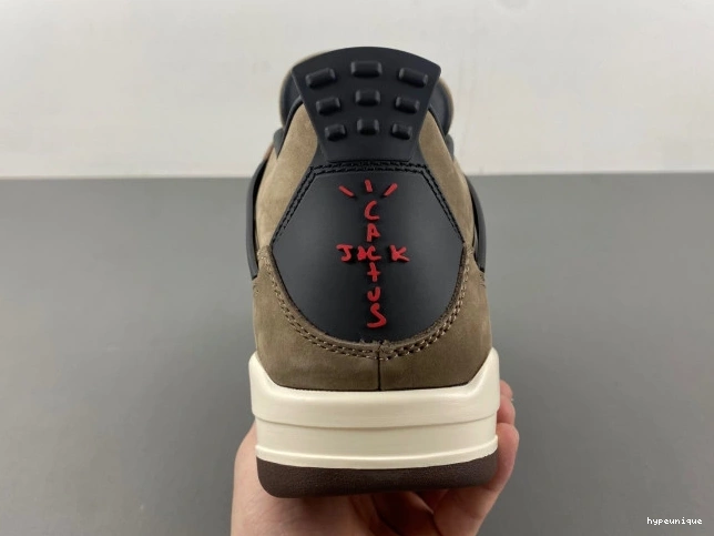 HYPE 4 Travis x TS Scott Brown Retro Air Jordan AJ4-882335 0712